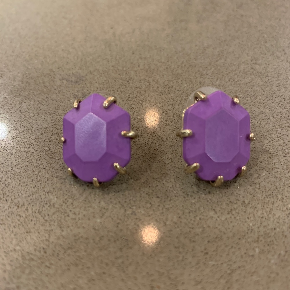 Kendra Scott Purple Earrings